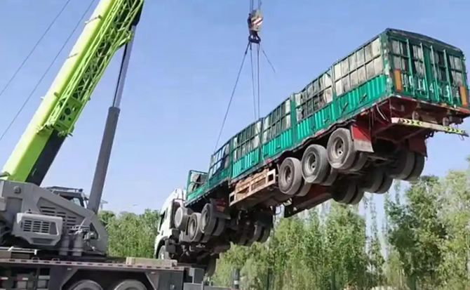 夏津道路脱困救援案例